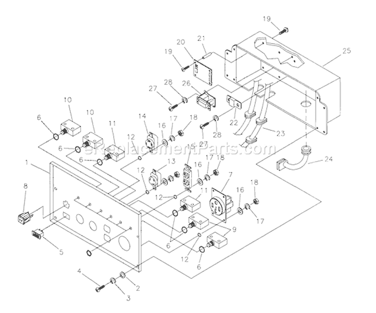 Page A Diagram and Parts List for 1315-0  Briggs and Stratton Generator